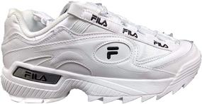 img 1 attached to Synthetic White Fila D Formation Trainers