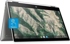 img 4 attached to Laptop HP X360 14B Chromebook In White 14In HD Touchscreen Intel Quad Core Up To 2