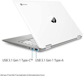 img 3 attached to Laptop HP X360 14B Chromebook In White 14In HD Touchscreen Intel Quad Core Up To 2