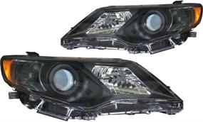 img 4 attached to Headlight Replacement Projector Headlamp Passenger Lights & Lighting Accessories