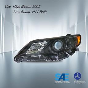 img 3 attached to Headlight Replacement Projector Headlamp Passenger Lights & Lighting Accessories