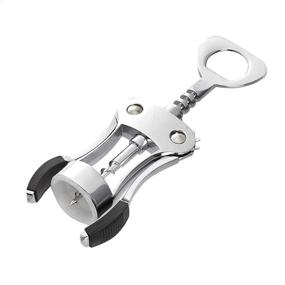 img 3 attached to Effortlessly Uncork with the Amazon Basics Stainless Steel Wing Corkscrew Wine Opener