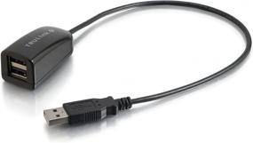 img 3 attached to C2G USB Hub - Convenient 2 Port Black USB Hub by Cables to Go 29525