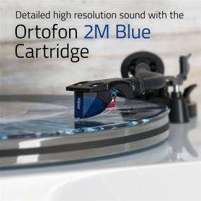 img 3 attached to 🎶 Fluance RT85 Reference High Fidelity Vinyl Turntable с картриджем Ortofon 2M Blue - Piano White