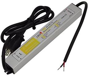 img 1 attached to 💡 12V DC Waterpoof LED Power Supply Driver Transformer with 3-Prong Plug, 30W by LEDwholesalers - Model 3207