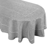 🍽️ grelucgo solid hemstitched tablecloth: top-quality inches for elegant dining логотип