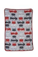 🚒 carter's toddler printed coral fleece blanket: fire truck theme - soft and cozy bedding for your little one logo