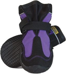 img 2 attached to 🐾 Muttluks Snow Mushers: Rubber-Soled Winter Dog Boots for Cold Weather