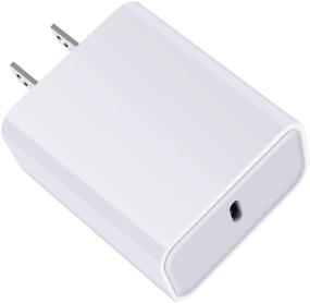 img 4 attached to 🔌20W PD Быстрая Зарядка: USB C Зарядное устройство для стены для iPhone, Samsung Galaxy, OnePlus и других