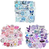 🌸 fresh and girly pink stickers for kids, teens, girls, and adults - 150 stickers (50-600pcs/pack) for laptops, phones, bike, luggage, skateboard, helmet, water bottles | waterproof, sunscreen, large stickers | reusable logo