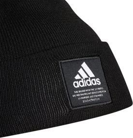 img 2 attached to Adidas Amplifier Beanie Black White Sports & Fitness for Running