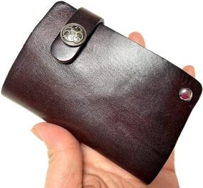 img 2 attached to Premium Leather Credit Business Men's Accessories: Wallets, Card Cases, and Money Organizers by Rarestan