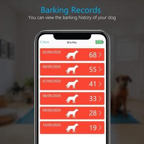 img 2 attached to Dr.Trainer B1sPro Bark Collar: APP & Watch Control, Waterproof, Customizable Settings, Rechargeable & Humane - with Barking Record & Progressive Mode