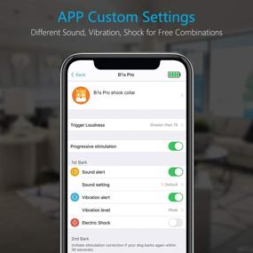 img 3 attached to Dr.Trainer B1sPro Bark Collar: APP & Watch Control, Waterproof, Customizable Settings, Rechargeable & Humane - with Barking Record & Progressive Mode