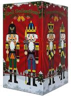🎅 spring country 4-piece nutcracker soldier doll decoration figures collection 12-inch, wood occasion ornament, holiday house present, christmas decorative toys set for kids logo