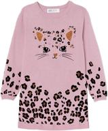 vikita long sleeve winter dresses for girls 2-12 years old - cute clothes for toddler girls logo