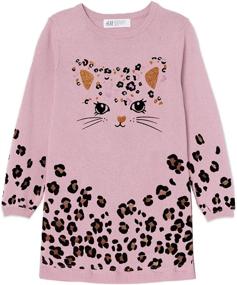 img 2 attached to VIKITA Long Sleeve Winter Dresses for Girls 2-12 Years Old - Cute Clothes for Toddler Girls