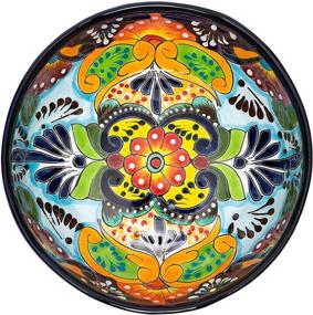 img 4 attached to 🌺 Talavera Ceramic Hand Painted Bakeware: Enchantment at Its Finest