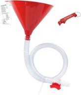 enhance your soda drinking experience with smoqio soda bong funnel: valve, single header, bonus bottle opener, 1 pack logo