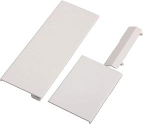 img 4 attached to 🎮 Nintendo Wii Console Parts - Replacement Door Set (3 White Pieces) for Repairing Memory Door Slot Covers