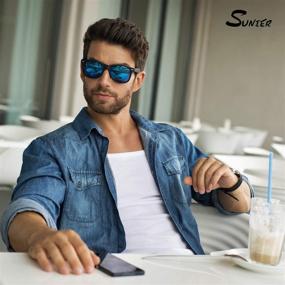 img 3 attached to 🕶️ Enhance Your Style and Protect Your Eyes with SUNIER Polarized Classic Sunglasses Designer