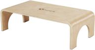 earthlite wooden step stool surface logo