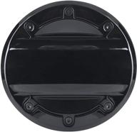 🔒 tikscience fuel filler door gas tank cap - chevrolet camaro gm 2016-2020, gloss black (replace 23506590) logo