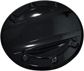 img 1 attached to 🔒 TIKSCIENCE Fuel Filler Door Gas Tank Cap - Chevrolet Camaro GM 2016-2020, Gloss Black (Replace 23506590)