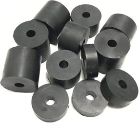 img 1 attached to Rubber Spacers Standoff Washers Pack Hardware for Nails, Screws & Fasteners