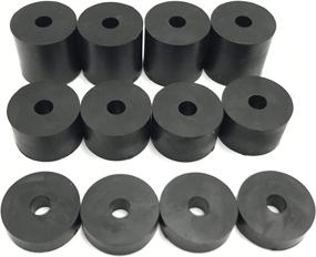 img 4 attached to Rubber Spacers Standoff Washers Pack Hardware for Nails, Screws & Fasteners