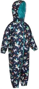 img 3 attached to 🏞️ Stylish Mountain Warehouse Printed Rainsuit: Trendy Boys' Clothing