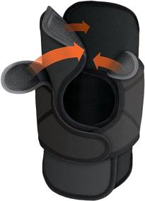 img 1 attached to 🦵 Shock Doctor Knee Brace Wrap - Stabilizing Patellar Support, Lightweight Compression for Muscular Stability in Knee - Single