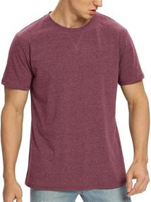 img 3 attached to NITAGUT Heather Men's Cotton Sleeve T-Shirt: Premium Clothing for T-Shirts & Tanks