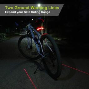 img 1 attached to Improved MEILAN X5 Smart Bike Tail Light: Turn Signals, Automatic Brake Light, Wireless Remote Control, USB Rechargeable – Enhancing Safety on Any Road Bicycle