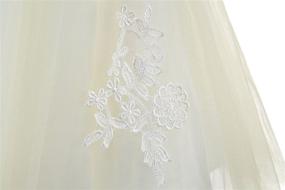 img 2 attached to 👰 Bow Dream Vintage Embroidered Wedding Girls' Attire