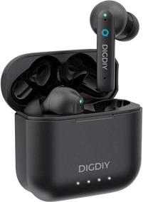 img 4 attached to 🎧 Wireless Earbuds - ANC, Transparency Mode, Wireless Charging, USB-C Charging, 40 Hours Playtime, Digdiy Bluetooth 5.2 TWS Stereo Earphones, Clear Call, Touch Control, IPX8 Waterproof