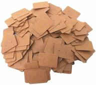 🔖 honbay 200pcs kraft paper earring display cards for earring tags and ear studs logo