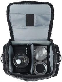 img 1 attached to 📷 Versatile MCHENG Camera Shoulder Bag: Shockproof Travel Padded Gadget Bag for Canon, Nikon, Sony, Olympus, and More