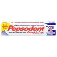 pepsodent complete care original flavor toothpaste - 5.5 oz (pack of 12): the ultimate dental solution! logo