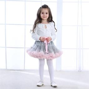 img 3 attached to 👗 MizHome Fluffy Pleated Princess Ballet Girls' Apparel