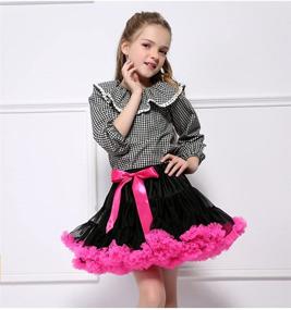 img 2 attached to 👗 MizHome Fluffy Pleated Princess Ballet Girls' Apparel