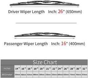 img 3 attached to For Toyota RAV4 Windshield Wiper Blades - 26&#34