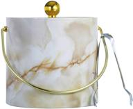 marble 3 quart insulated ice bucket логотип