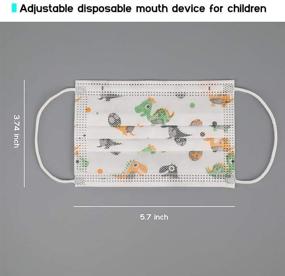 img 1 attached to 👦 50Pcs Kids Disposable Face Masks with Cartoons Pattern | Keangs Protective Breathable Child Masks - Perfect for Boys and Girls