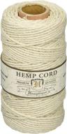 🌿 hemp cord spool 48# - 205 ft/pkg natural color logo