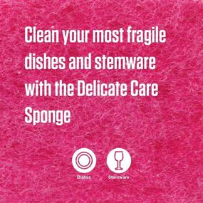 img 1 attached to 🧽 Delicate Care Scrub Sponge by Scotch-Brite