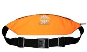 img 4 attached to 🏃 Aqua Quest Kona Running Belt - Water-Resistant Zipper Pouch - Adjustable & Lightweight Waist Pack for Phone, Money, Keys - Black/Orange/Pink