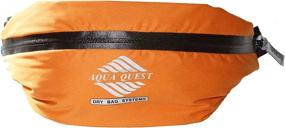 img 2 attached to 🏃 Aqua Quest Kona Running Belt - Water-Resistant Zipper Pouch - Adjustable & Lightweight Waist Pack for Phone, Money, Keys - Black/Orange/Pink