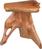 hurricom stump table natural accent logo