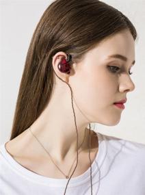 img 1 attached to 🎧 KZ ZS10 Проводные наушники - 5 гибридных драйверов внутриканальные аудио наушники, красные БЕЗ микрофона - шумоизолирующие наушники